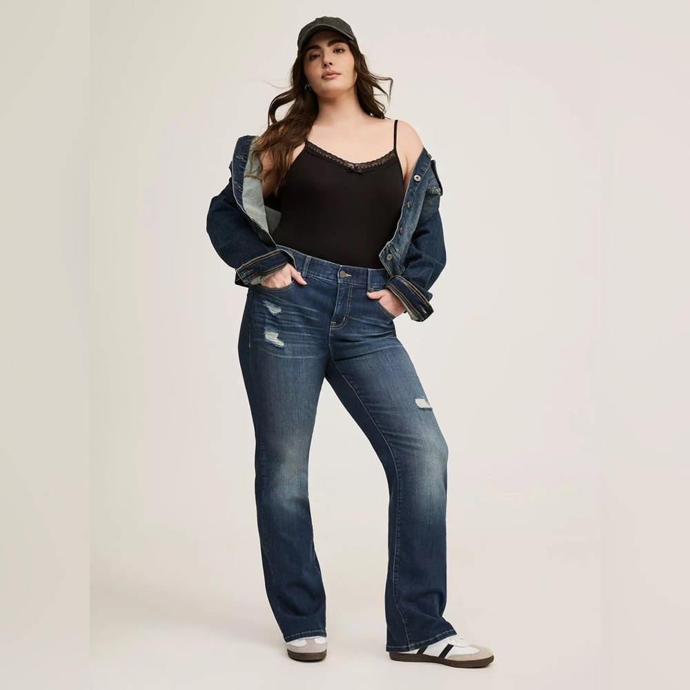 Torrid Bombshell Straight High-Rise Jean